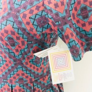 LuLaRoe Dresses - Lularoe Amelia diamond geometric pattern dress NWT LuLaRoe Dresses - Lularoe Amelia diamond geometric pattern dress NWT